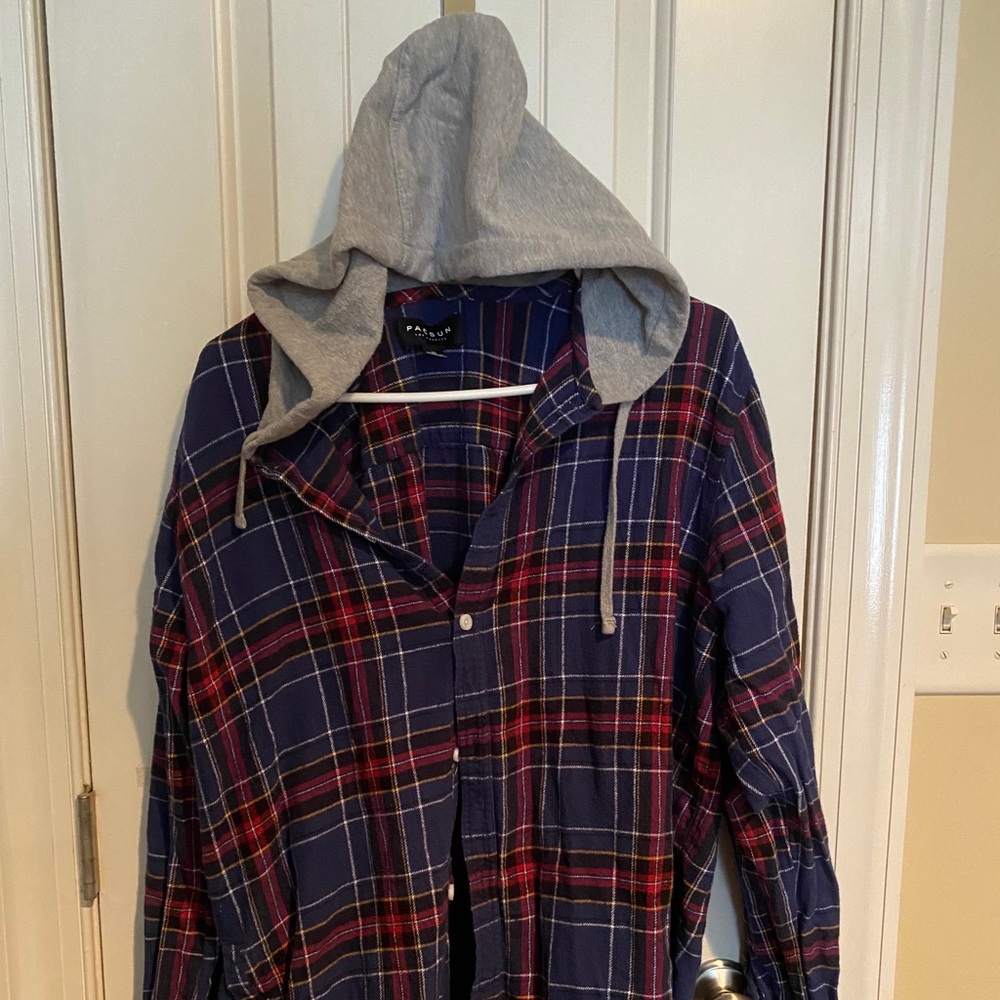 PacSun Mens Hoodie Flannel